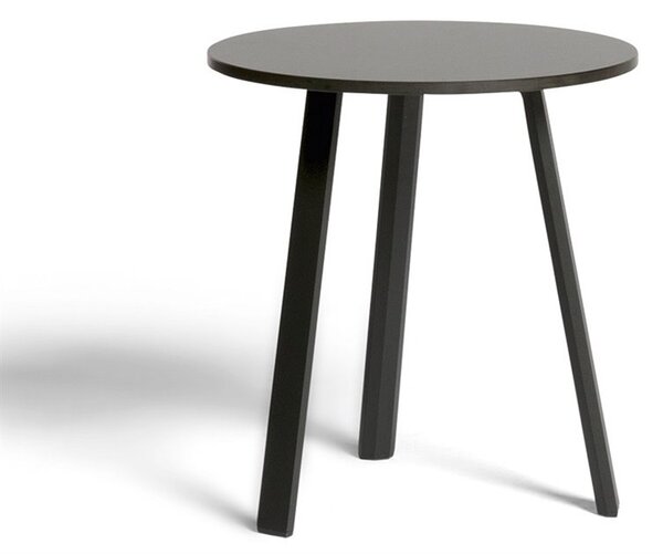 Diphano Hliníkový odkládací stolek 42 cm vyšší Easy-Fit, Diphano, kulatý 42x44 cm, rám hliník barva šedočerná (lava), deska hliník barva šedočerná (lava)