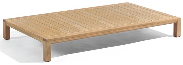 Diphano Teakový konferenční stůl nižší Natural, Diphano, obdélníkový 150x90x20 cm, rám teak, deska teak