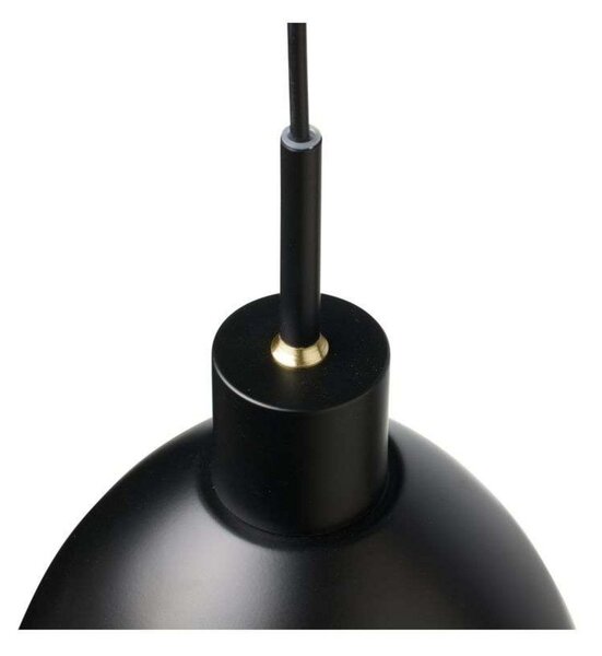 Závěsná svítidlo Halo Design, Černá, Obývací pokoj, Kov