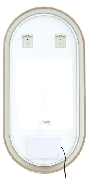 LED koupelnové zrcadlo CHIDDES 60 cm 120 cm Stříbrná
