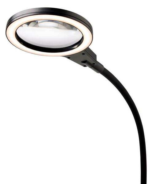 Stolní lampa Halo Design, Černá, Pracovna, Kov