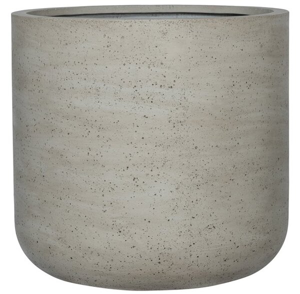 Pottery Pots Venkovní květináč kulatý Jumbo Charlie S, Beige Washed (barva světle béžová), kolekce Urban, materiál Ficonstone, průměr 73 cm x v 69,5 cm, objem cca 282 l