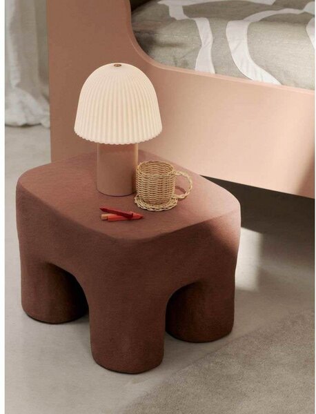 Stolní lampa ferm LIVING, Bílá, Obývací pokoj, Kov