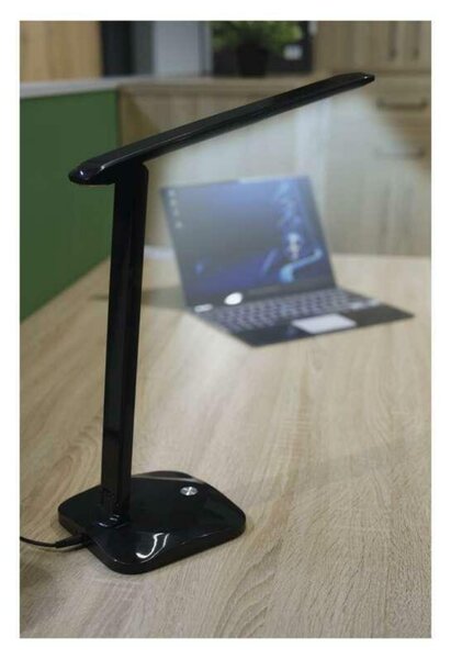 EMOS LED stolní lampa CHASE, černá Z7619B