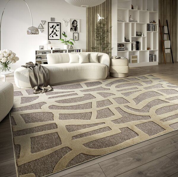 Villeroy & Boch, Kusový koberec Villeroy & Boch 106142 Grey, Beige, 160x230, béžová, ložnice