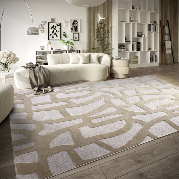 Villeroy & Boch, Kusový koberec Villeroy & Boch 106144 Cream, 160x230, béžová, ložnice
