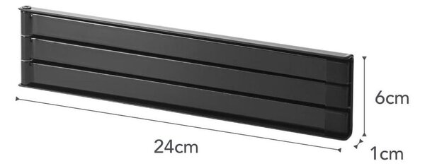 Černý magnetický výklopný držák utěrek YAMAZAKI Tower