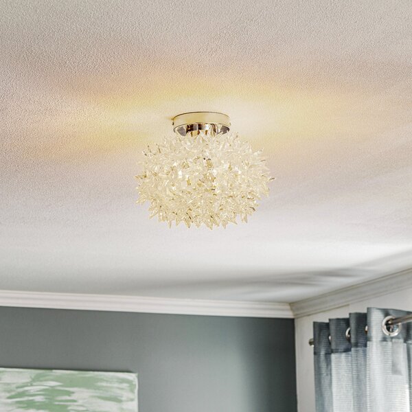Stropní Lampa Kartell, Bloom CW2, Transparentní, Obývací pokoj, Plast, Design