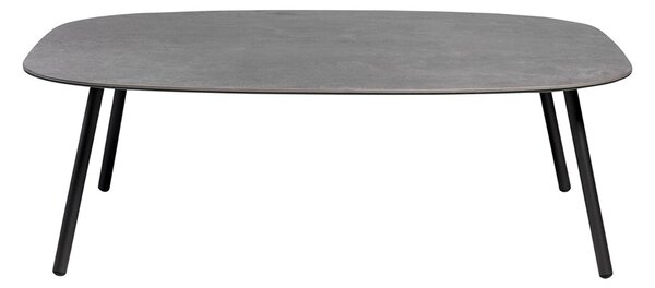Tribu Konferenční stolek Tosca, Tribu, oválný 98x86x31,5 cm, rám lakovaná nerez linen, deska keramika barva dle vzorníku