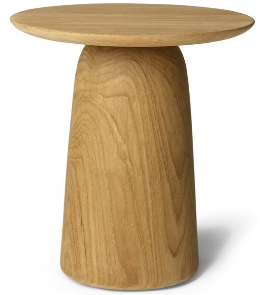 Tribu Teakový odkládací stolek Dunes, Tribu, kulatý 48x50 cm