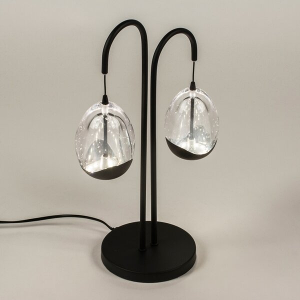Stolní designová stmívatelná lampa Benelux Nero 2 (LMD)
