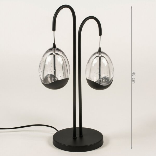 Stolní designová stmívatelná lampa Benelux Nero 2 (LMD)