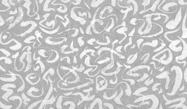 Fototapeta Bílý vzor na šedém podkladu, Abstraktní fototapety, Populární fototapety - Tapeko.co.cz