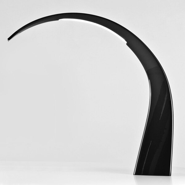 Stolní lampa Kartell, Taj, Černá, Obývací pokoj, Plast, Design