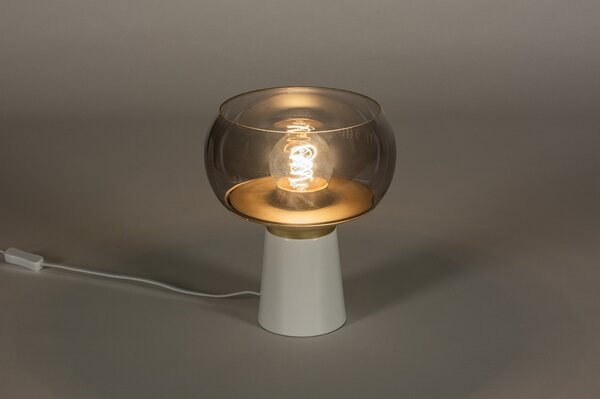 Stolní retro lampa Mephisto White (LMD)