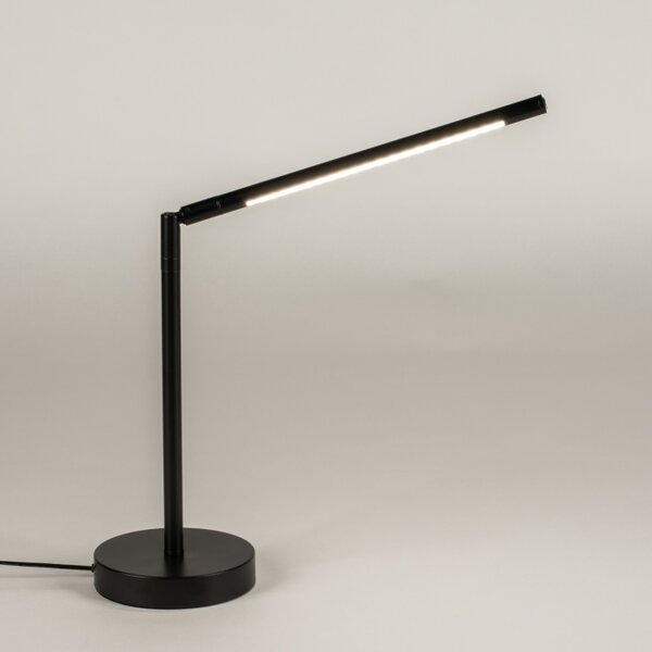 Stolní minimalistická LED lampa Cascade Black (LMD)