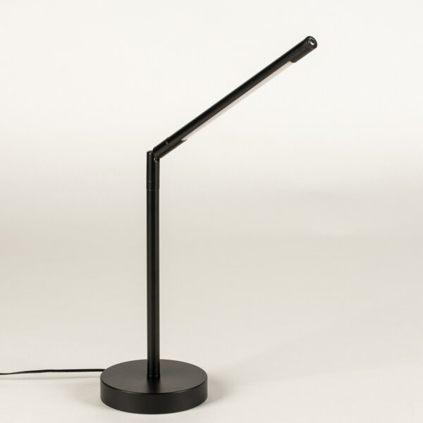 Stolní minimalistická LED lampa Cascade Black (LMD)
