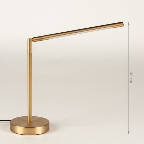 Stolní minimalistická LED lampa Cascade Gold (LMD)