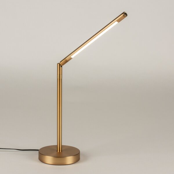 Stolní minimalistická LED lampa Cascade Gold (LMD)