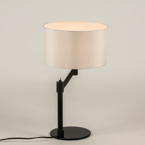 Stolní textilní lampa Merolli Bianco (LMD)
