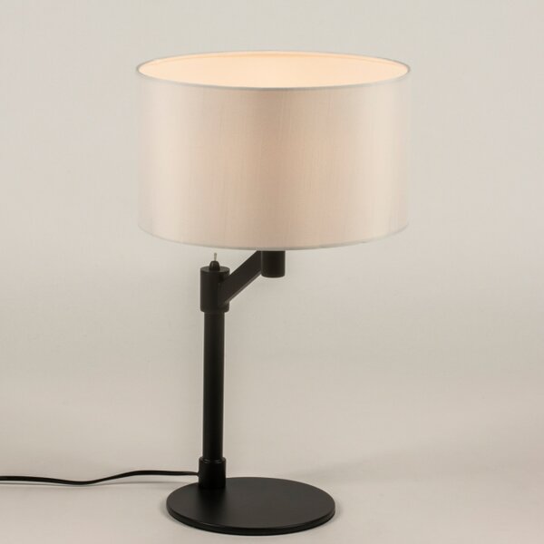 Stolní textilní lampa Merolli Bianco (LMD)