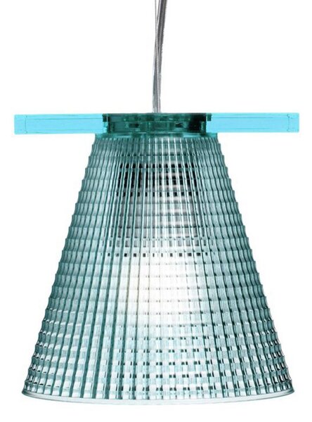 Závěsná svítidlo Kartell, Light-Air, Modrá, Obývací pokoj, Plast, Design