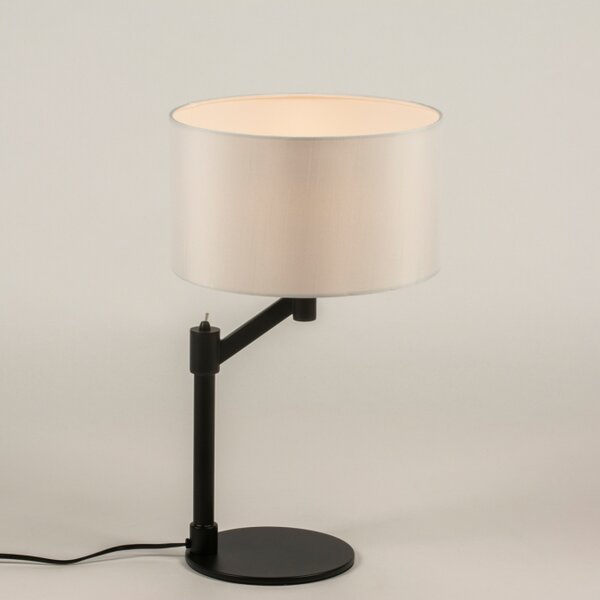 Stolní textilní lampa Merolli Bianco (LMD)