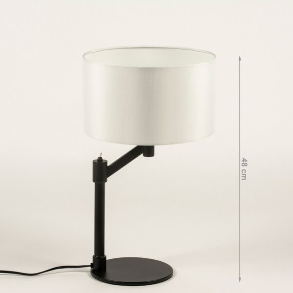 Stolní textilní lampa Merolli Bianco (LMD)