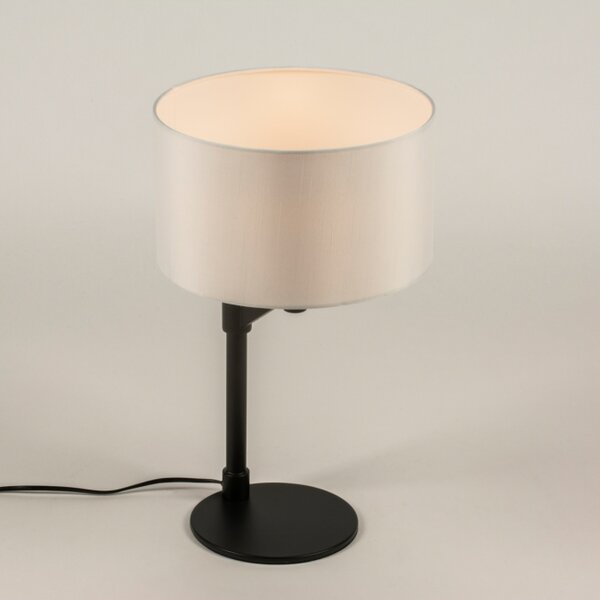 Stolní textilní lampa Merolli Bianco (LMD)