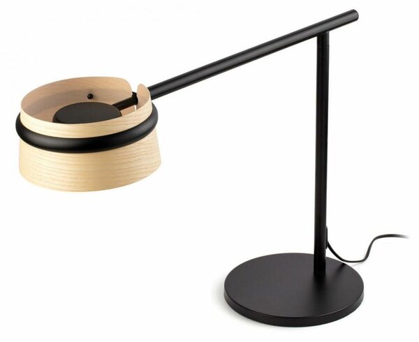 FARO LOOP stolní lampa s klipem jasan