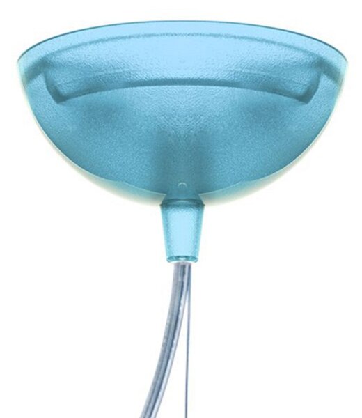 Závěsná svítidlo Kartell, Small FL/Y, Modrá, Obývací pokoj, Plast, Design
