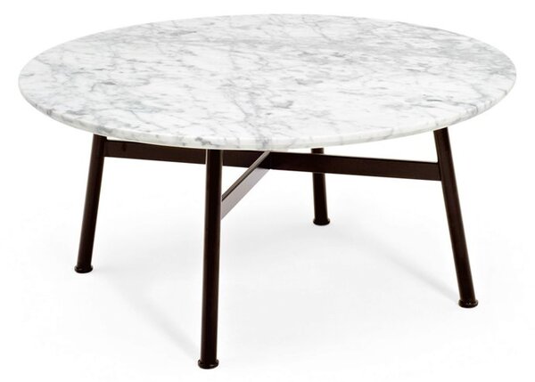 Varaschin Kovový konferenční stolek Summer set, Varaschin, kulatý prům. 70x35 cm, rám lakovaný kov, deska HPL kat. A, barva dle vzorníku