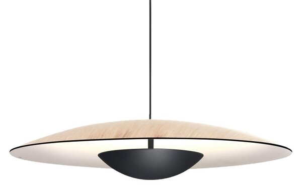 Závěsná svítidlo MARSET, Ginger, stmívatelné, Dřevo, Obývací pokoj, Dřevo, Design