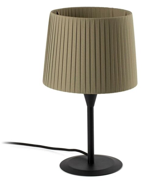 FARO SAMBA černá/skládaná zelená mini stolní lampa