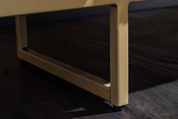 Designový konferenční stolek Daichi 110 cm mango/mramor