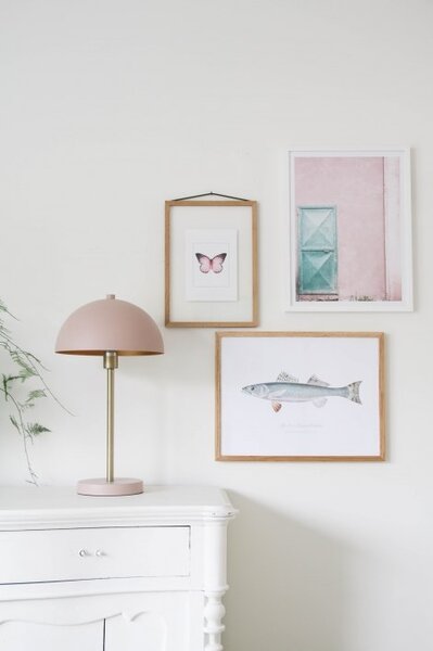 Stolní designová růžová lampa Montana Pink (LMD)