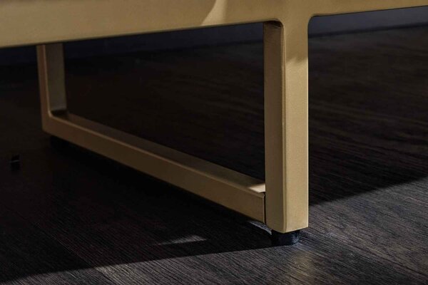 Designový TV stolek Daichi 160 cm mango/mramor