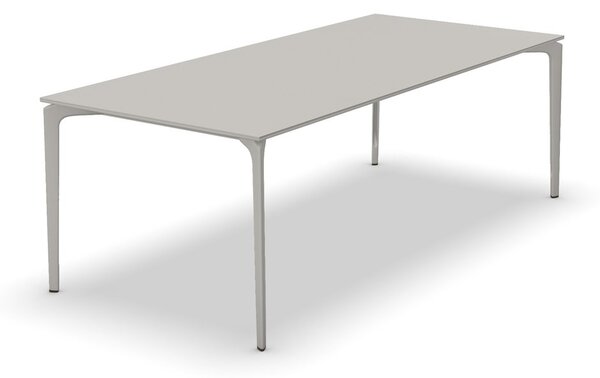 Fast Jídelní stůl Allsize, Fast, obdélníkový 221x101x74 cm, rám hliník barva dle vzorníku, deska lakovaný hliník barva speckled grey