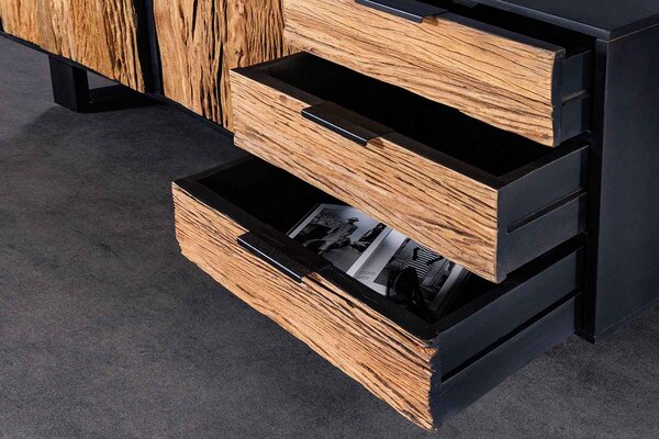 Designová komoda Shark 150 cm mango/teak