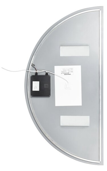 LED koupelnové zrcadlo LOUE 50 cm 100 cm Stříbrná
