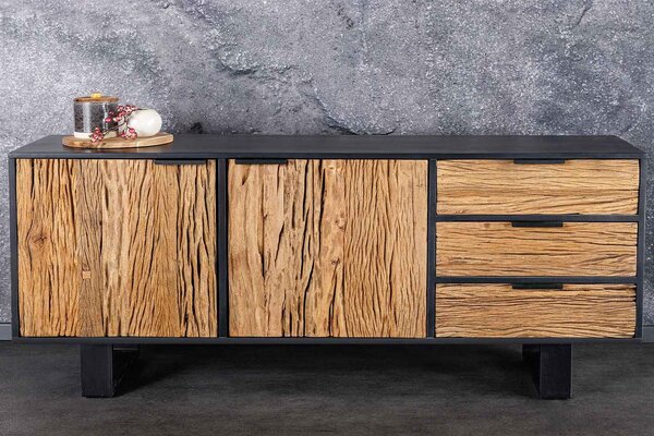 Designová komoda Shark 150 cm mango/teak