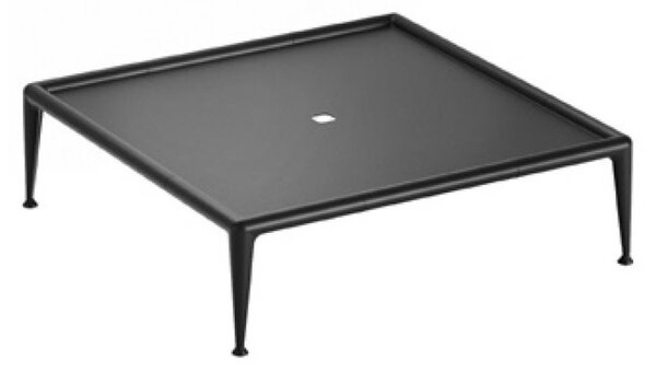 Fast Hliníkový nízký stolek/podnožka New Joint, Fast, čtvercový 79x79x30 cm, lakovaný hliník barva dle vzorníku, bez sedáku