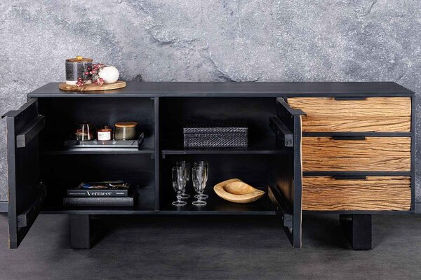 Designová komoda Shark 150 cm mango/teak