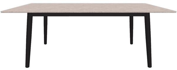 Varaschin Jídelní stůl Ellisse, Varaschin, 200x100x75,2 cm, rám a nohy hliník, deska HPL kat. A, barevné provedení dle vzorníku