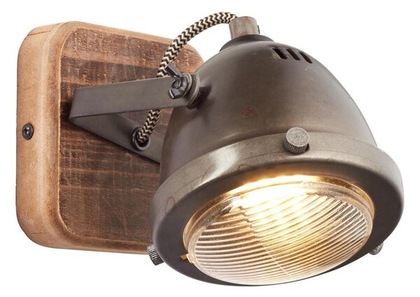 Brilliant - Nástěnné bodové svítidlo CARMEN WOOD 1xGU10/5W/230V eukalyptus