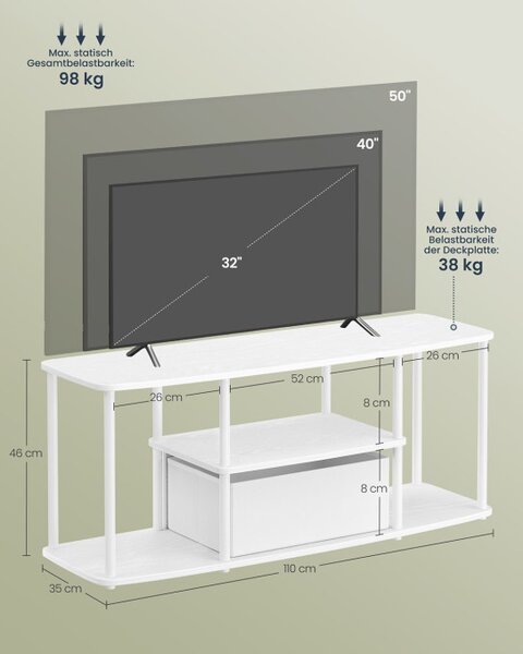 Stolek pod TV LTV500W01