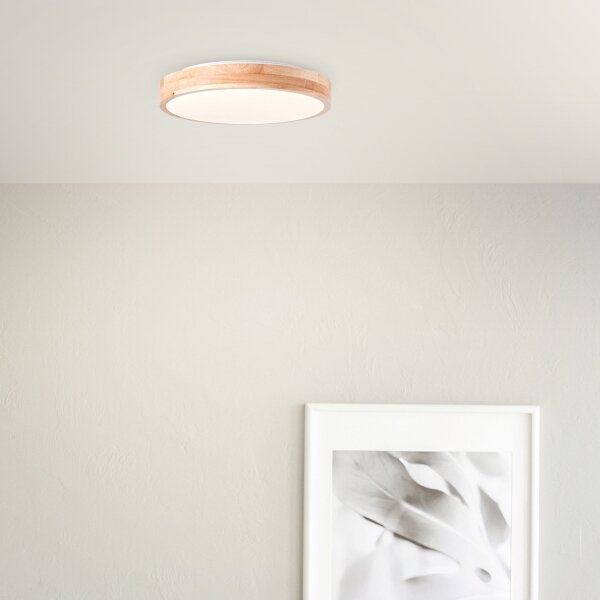 Brilliant - LED Stropní svítidlo SLIMLINE LED/24W/230V pr. 34,5 cm gumovník