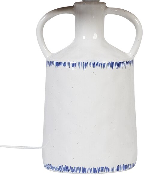 Stolní lampa LARISSOS Keramika Bílá