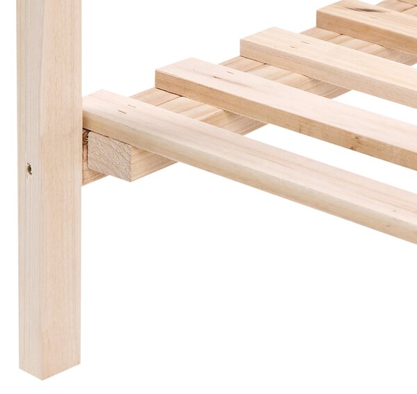 Balkonový skleník ARANOVA 80 cm 58 cm Borovicové dřevo Světle hnědá