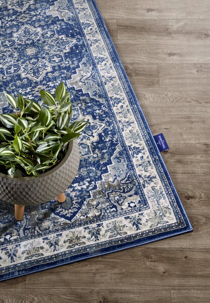 Villeroy & Boch, Běhoun Villeroy & Boch 106123 Blue, Cream, 80x240, modrá, ložnice